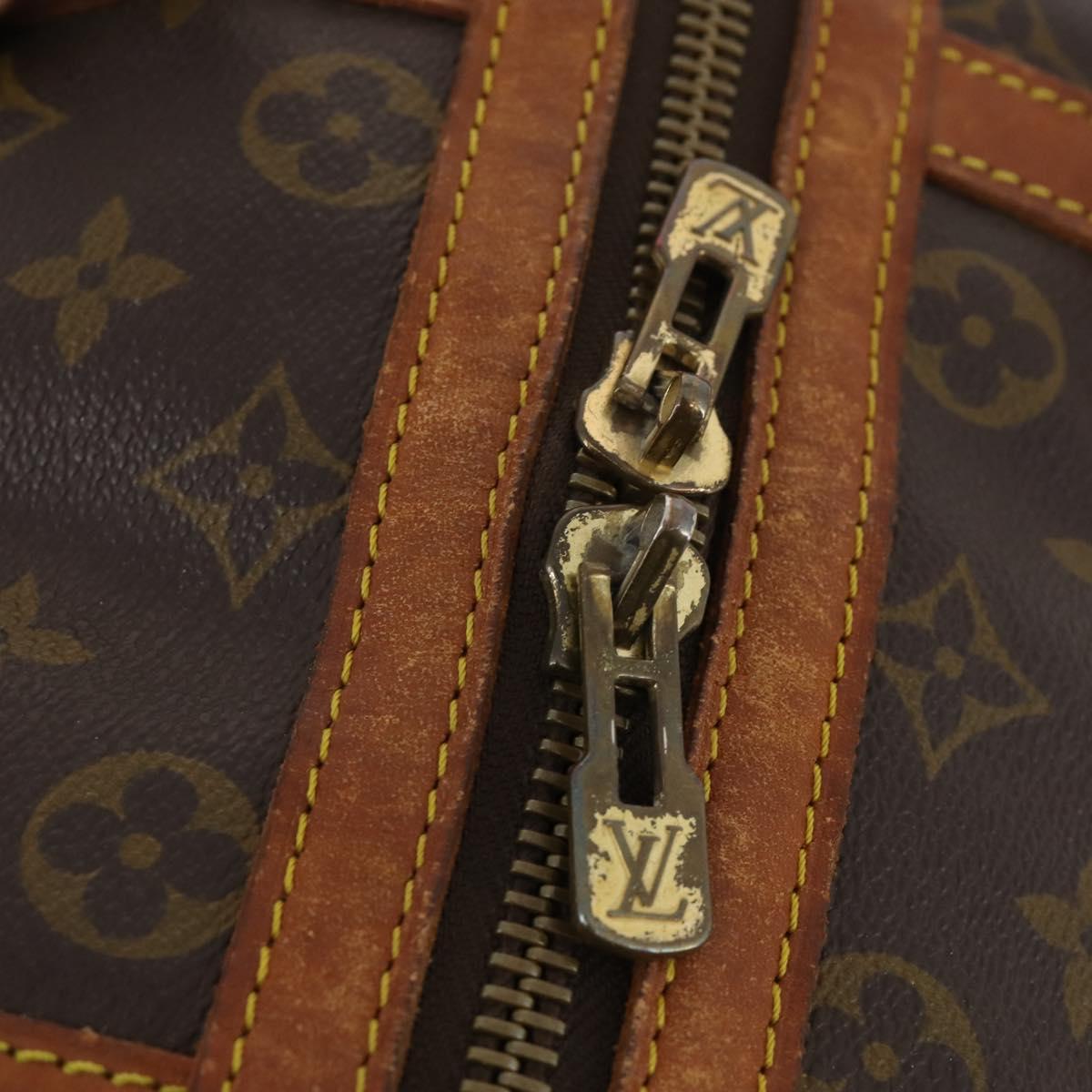 LOUIS VUITTON Monogram Sac Souple 35 Boston Bag M41626 LV Auth 171242