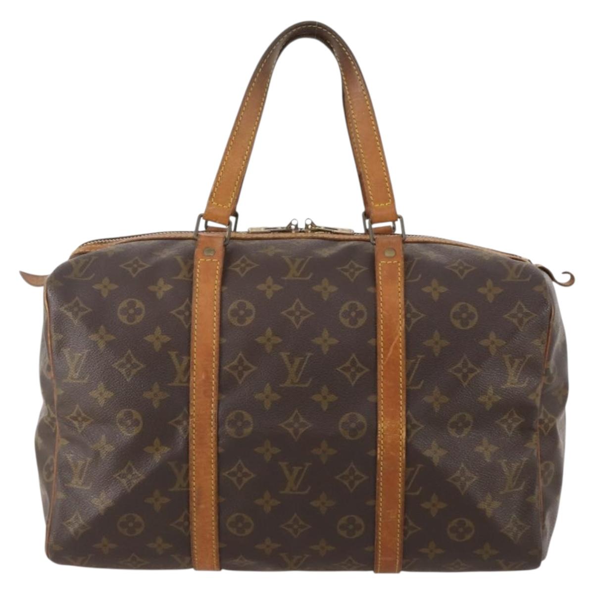 LOUIS VUITTON Monogram Sac Souple 35 Boston Bag M41626 LV Auth 171242