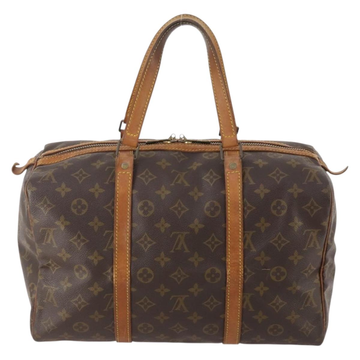 LOUIS VUITTON Monogram Sac Souple 35 Boston Bag M41626 LV Auth 171242