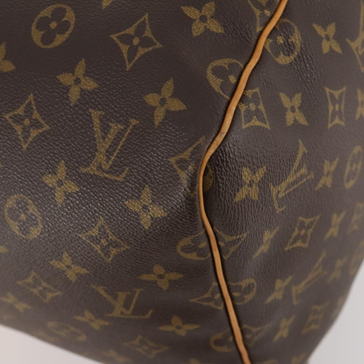 LOUIS VUITTON Monogram Keepall 55 Boston Bag M41424 LV Auth 171243A