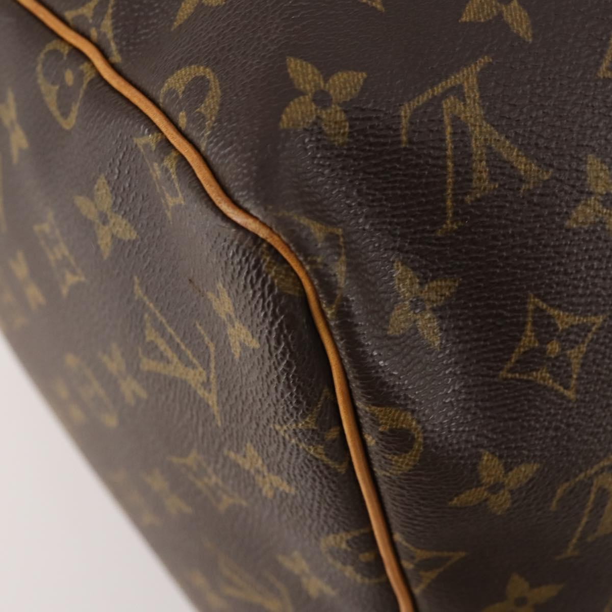 LOUIS VUITTON Monogram Keepall 55 Boston Bag M41424 LV Auth 171243A