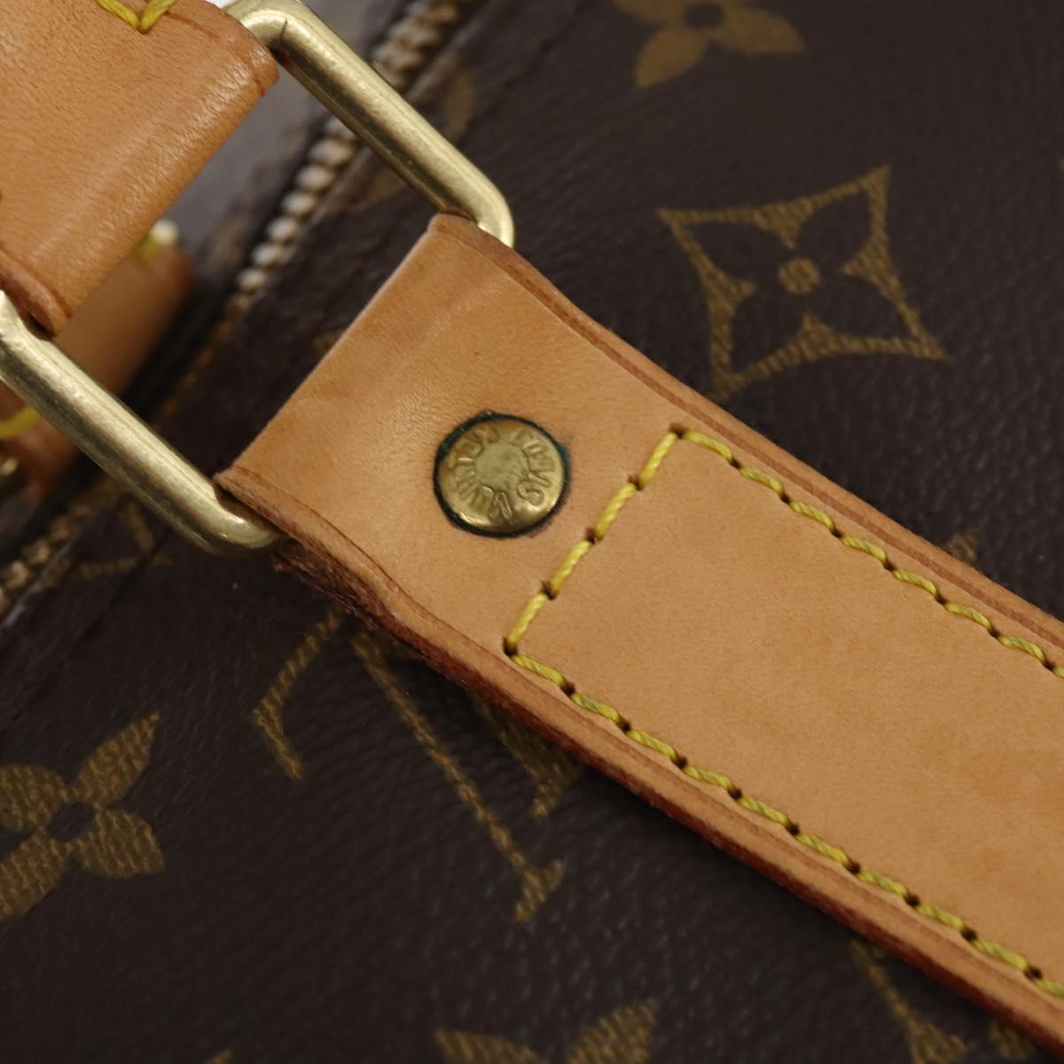 LOUIS VUITTON Monogram Keepall 55 Boston Bag M41424 LV Auth 171243A