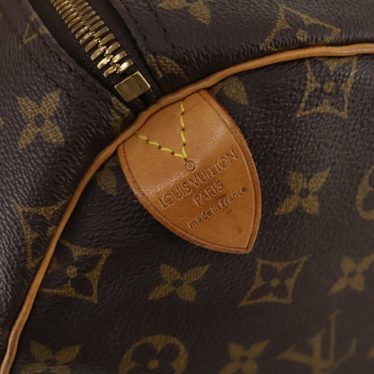 LOUIS VUITTON Monogram Keepall 55 Boston Bag M41424 LV Auth 171243A