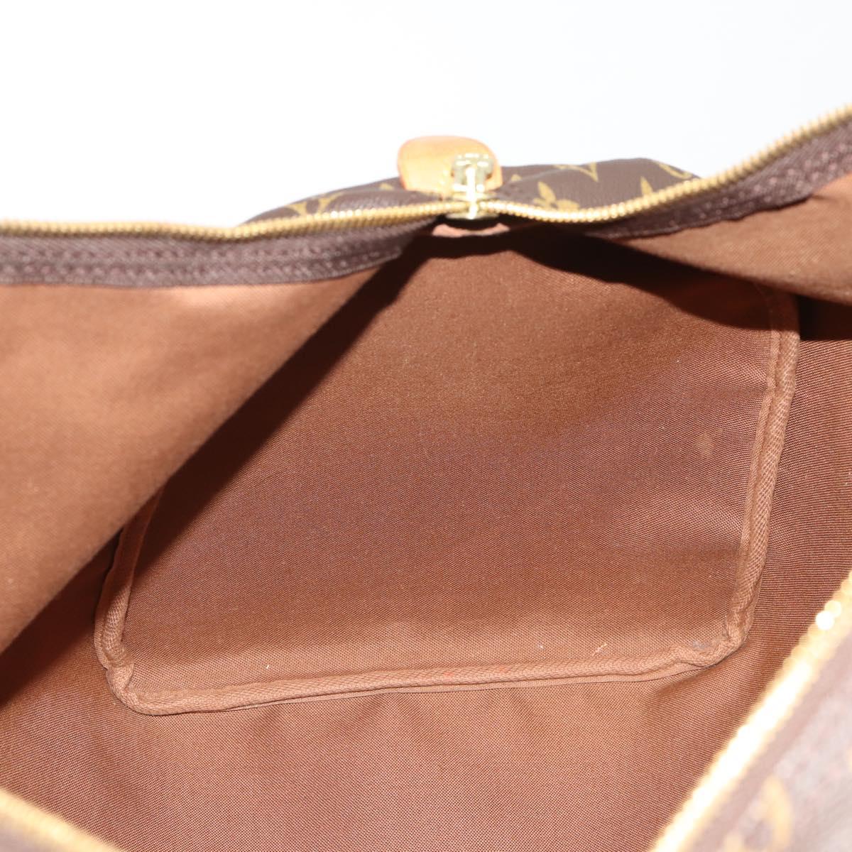 LOUIS VUITTON Monogram Keepall 55 Boston Bag M41424 LV Auth 171243A
