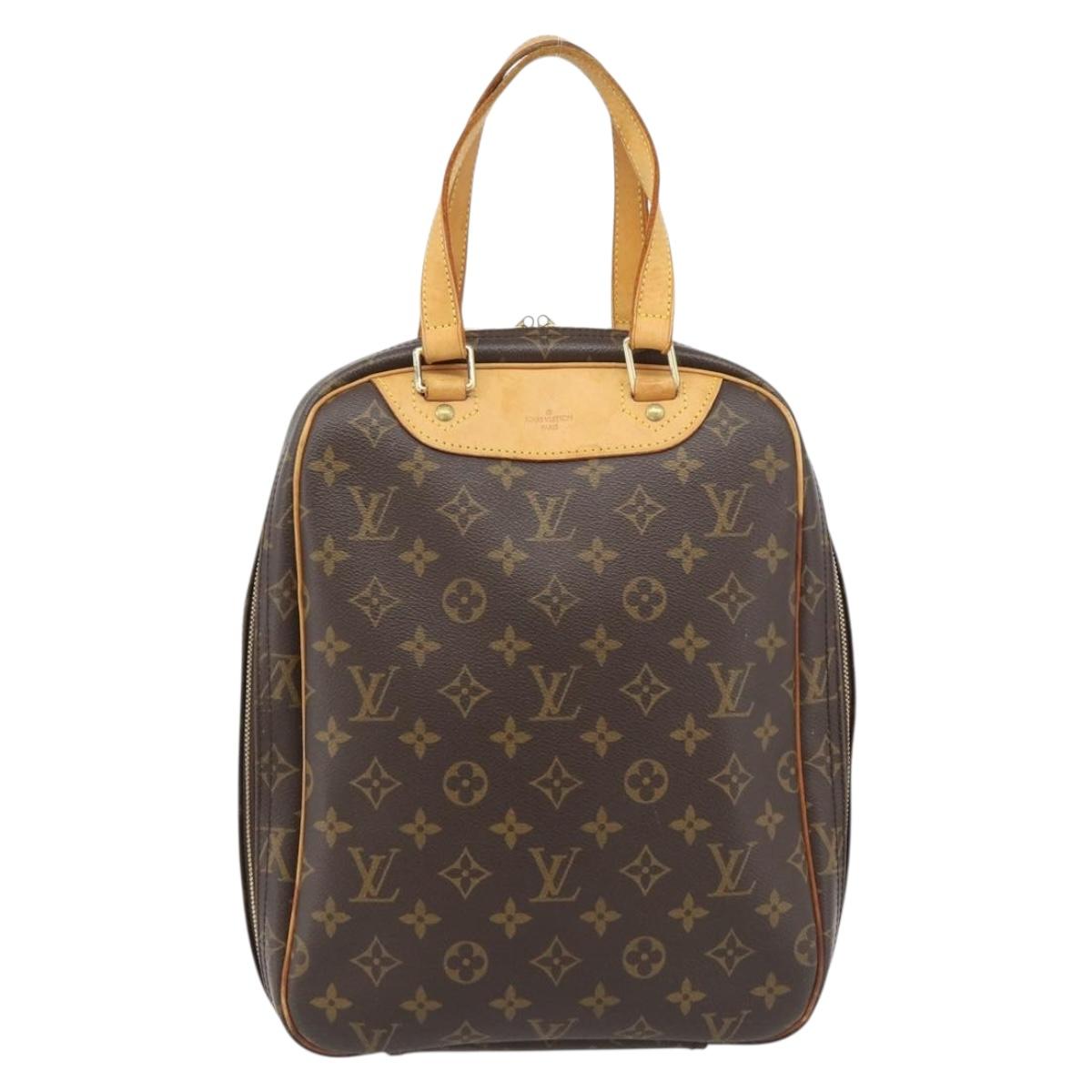 LOUIS VUITTON Monogram Excursion Hand Bag M41450 LV Auth 171244