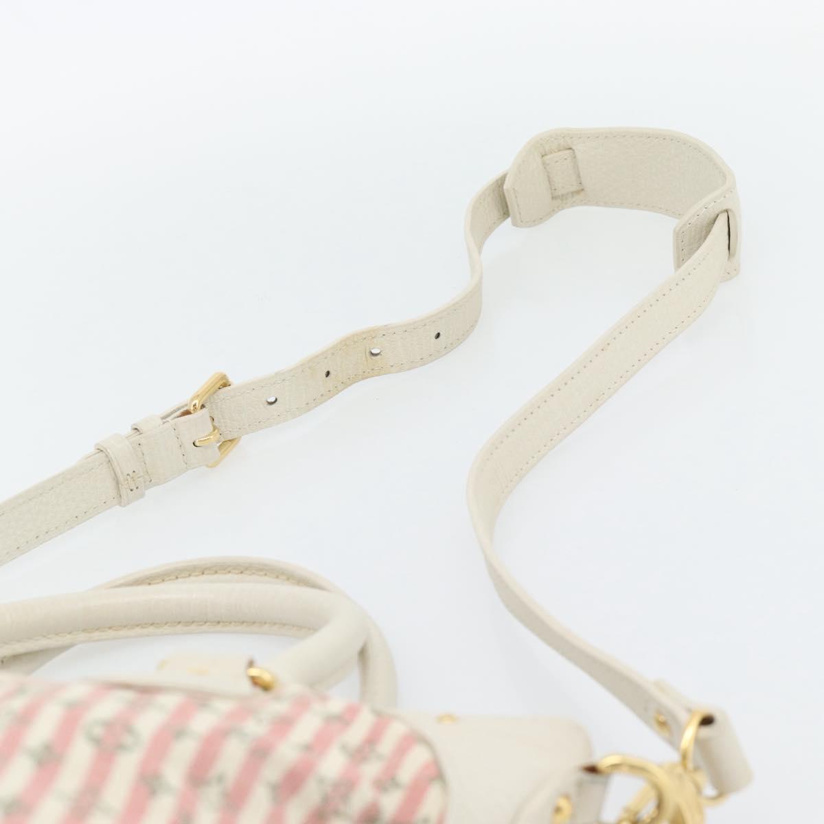 LOUIS VUITTON Mini Lin Marina GM Bag Croisette 2way Pink M95493 LV Auth 171252V