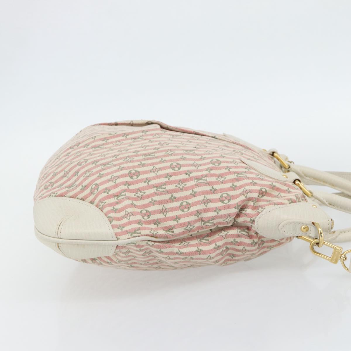 LOUIS VUITTON Mini Lin Marina GM Bag Croisette 2way Pink M95493 LV Auth 171252V