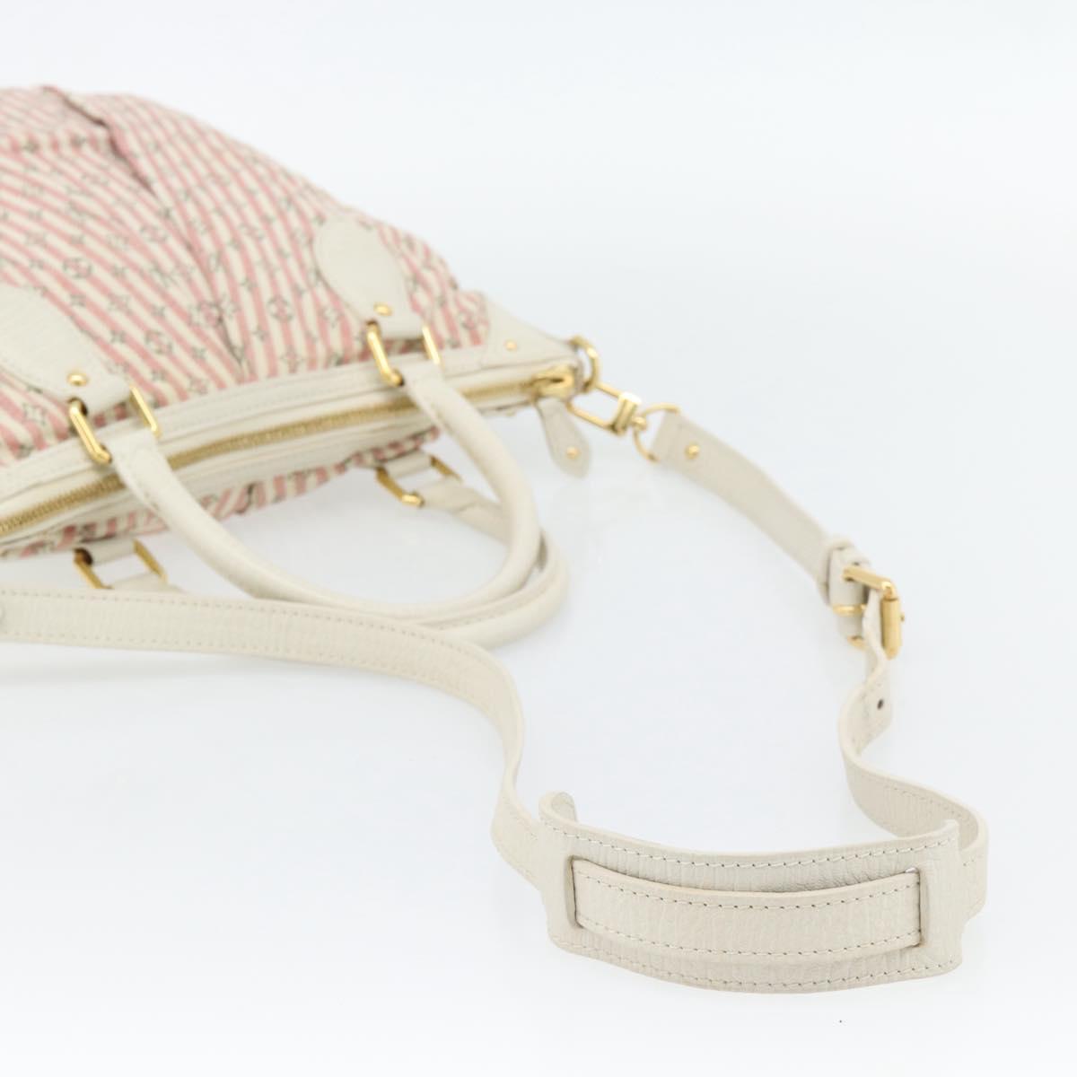 LOUIS VUITTON Mini Lin Marina GM Bag Croisette 2way Pink M95493 LV Auth 171252V