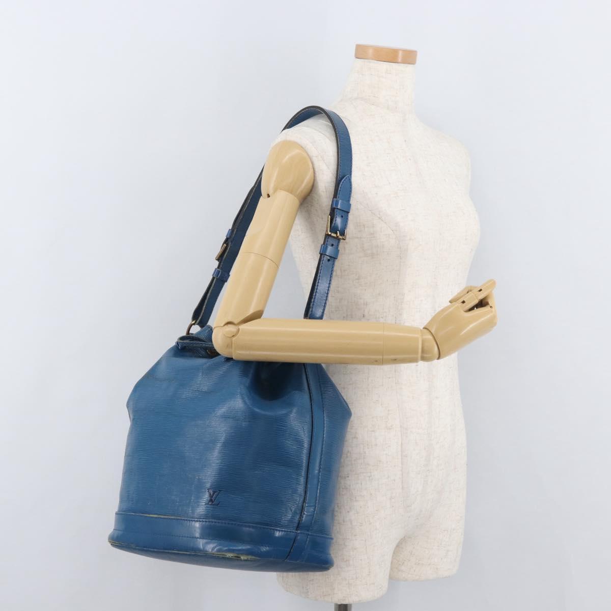 LOUIS VUITTON Epi Noe Shoulder Bag Toledo Blue M44005 LV Auth 171264