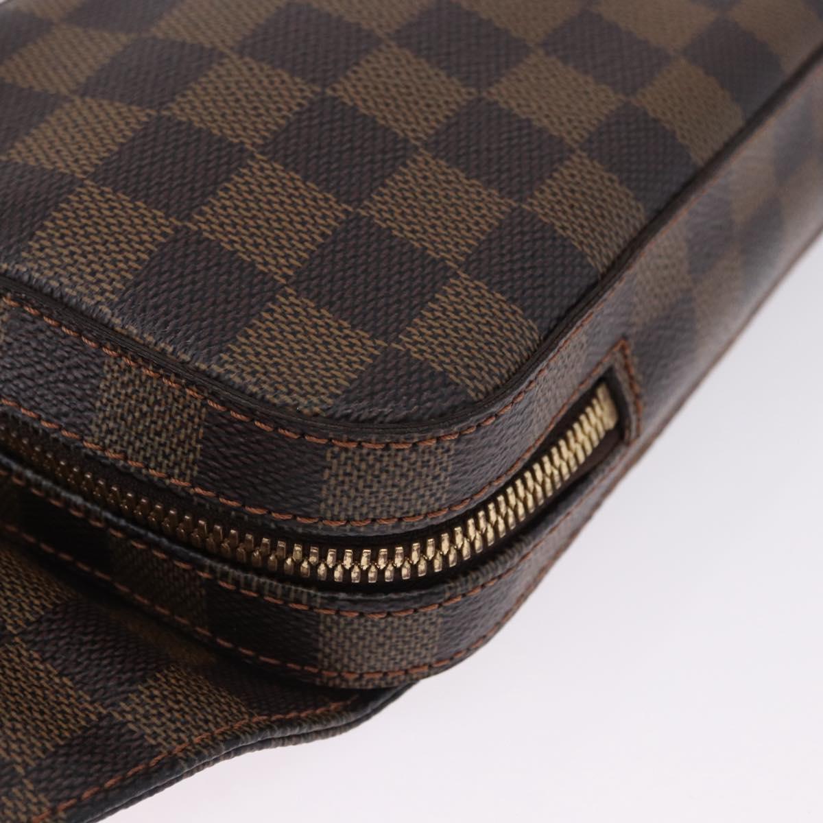 LOUIS VUITTON Damier Ebene Geronimos Shoulder Bag N51994 LV Auth 171269