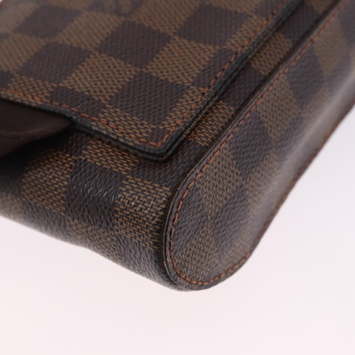 LOUIS VUITTON Damier Ebene Geronimos Shoulder Bag N51994 LV Auth 171269