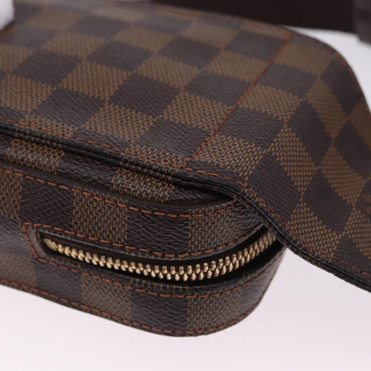 LOUIS VUITTON Damier Ebene Geronimos Shoulder Bag N51994 LV Auth 171269