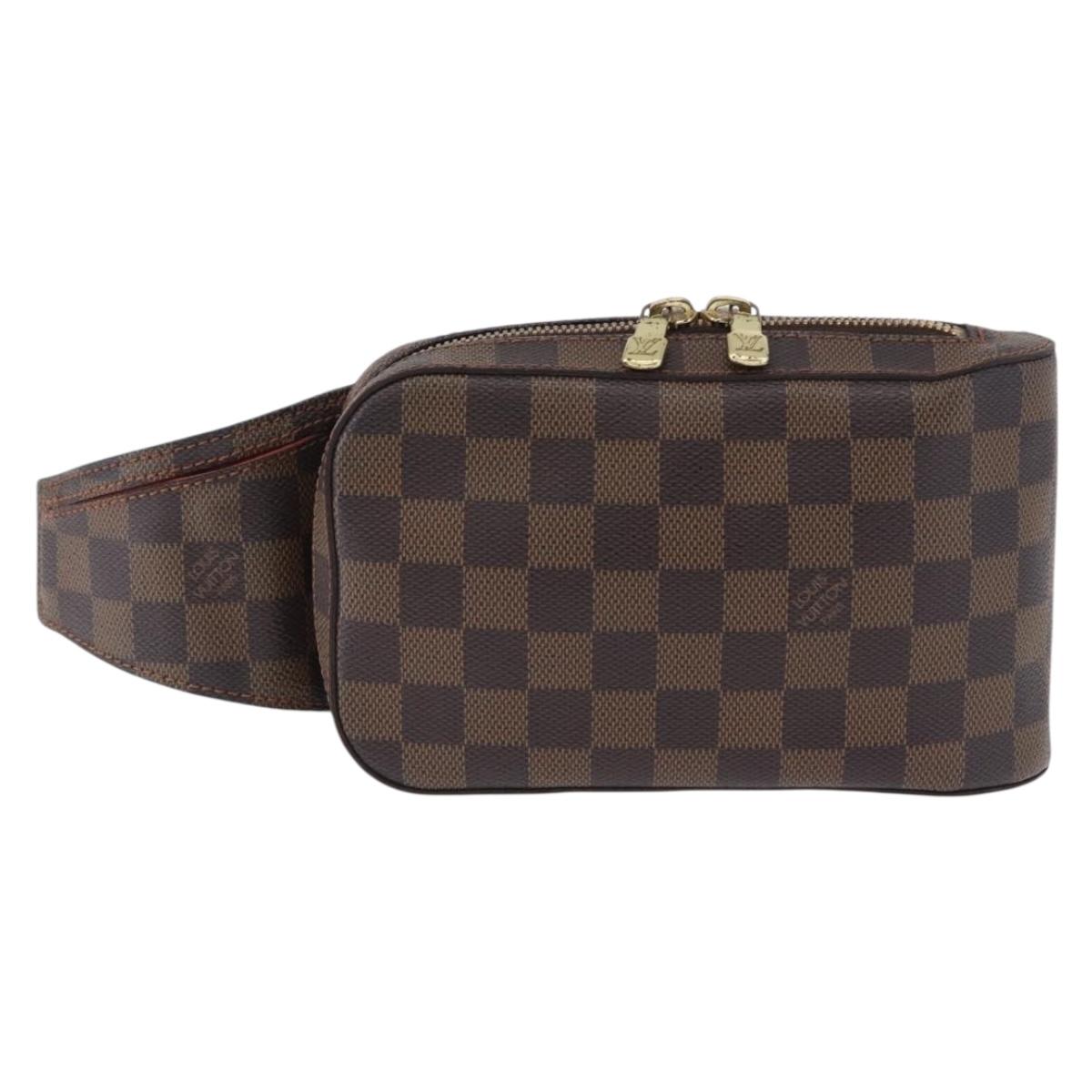 LOUIS VUITTON Damier Ebene Geronimos Shoulder Bag N51994 LV Auth 171269