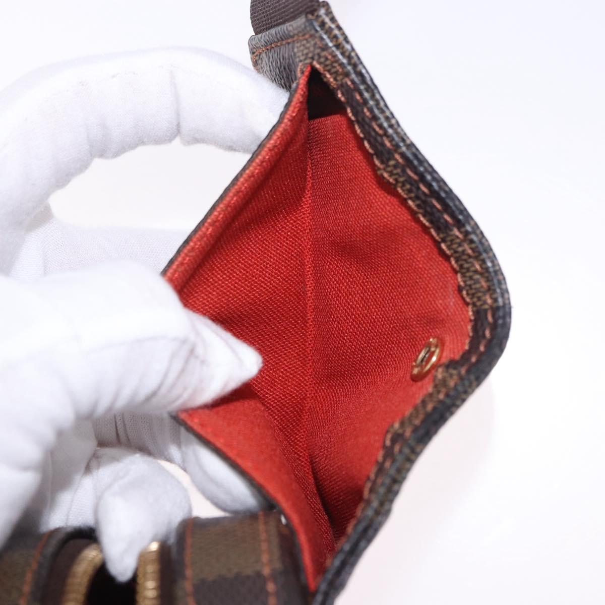 LOUIS VUITTON Damier Ebene Geronimos Shoulder Bag N51994 LV Auth 171269