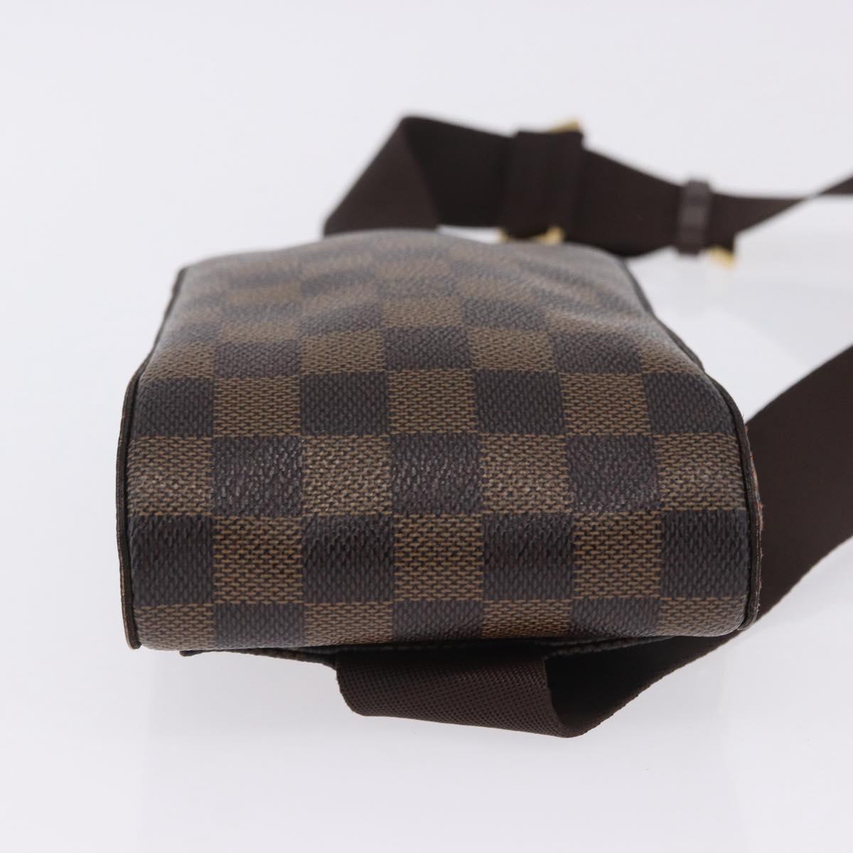 LOUIS VUITTON Damier Ebene Geronimos Shoulder Bag N51994 LV Auth 171269