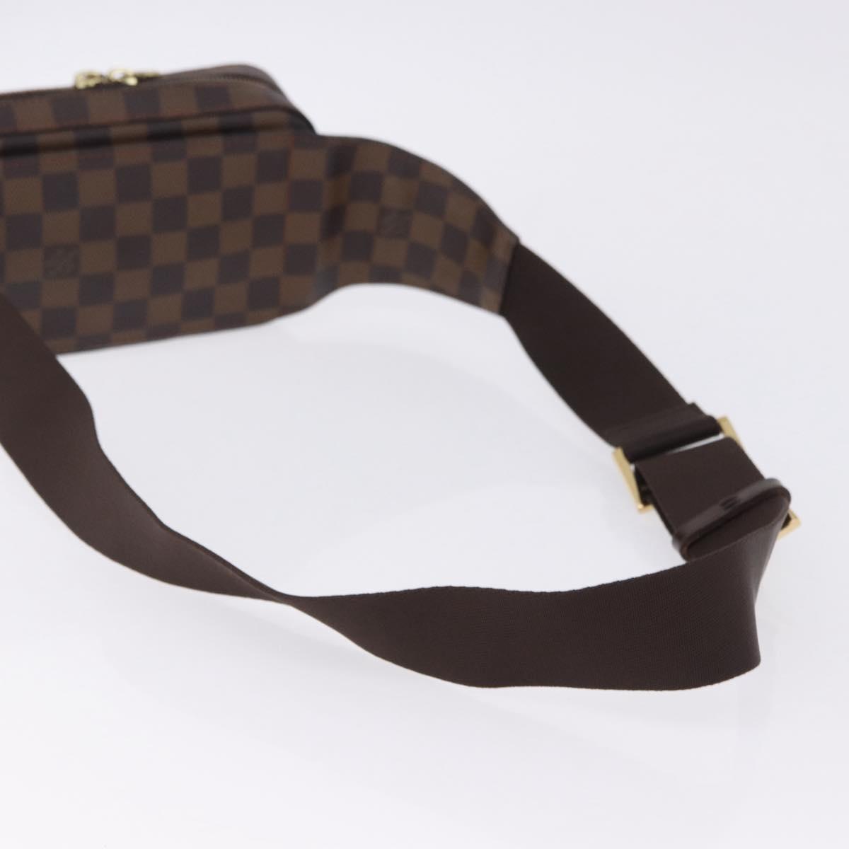LOUIS VUITTON Damier Ebene Geronimos Shoulder Bag N51994 LV Auth 171269