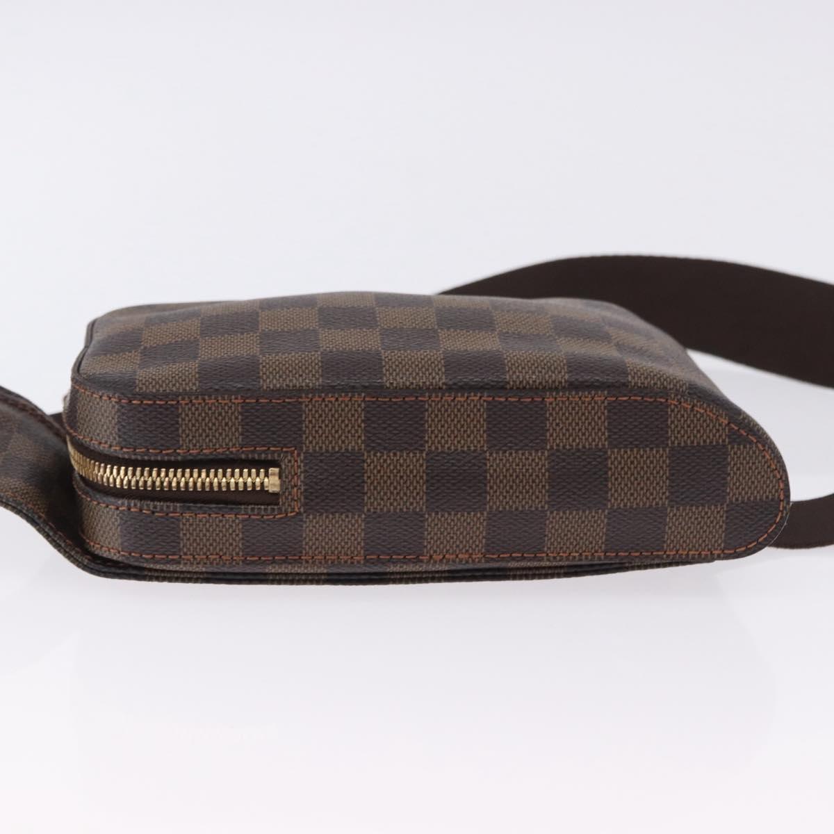 LOUIS VUITTON Damier Ebene Geronimos Shoulder Bag N51994 LV Auth 171269