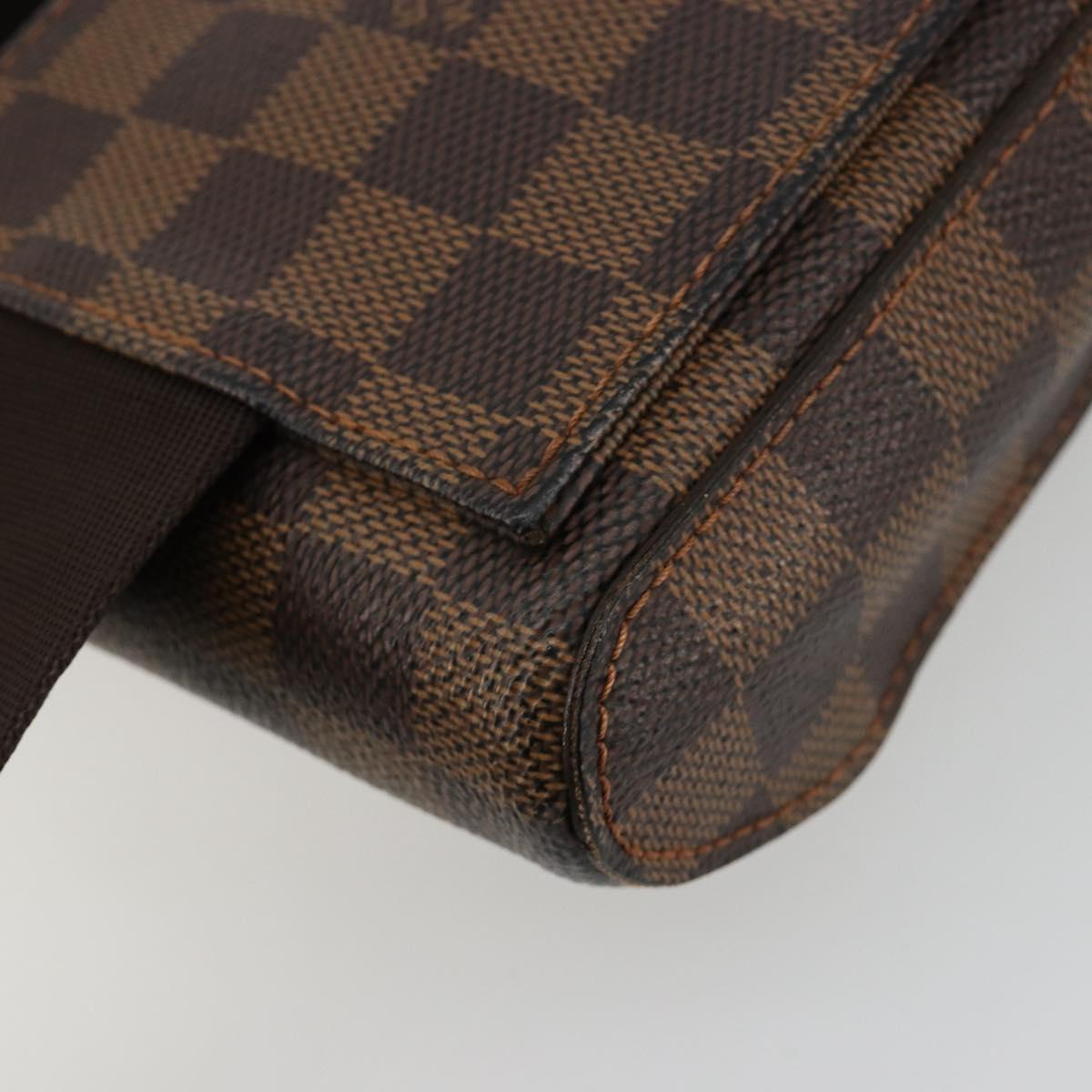 LOUIS VUITTON Damier Ebene Geronimos Shoulder Bag N51994 LV Auth 171270