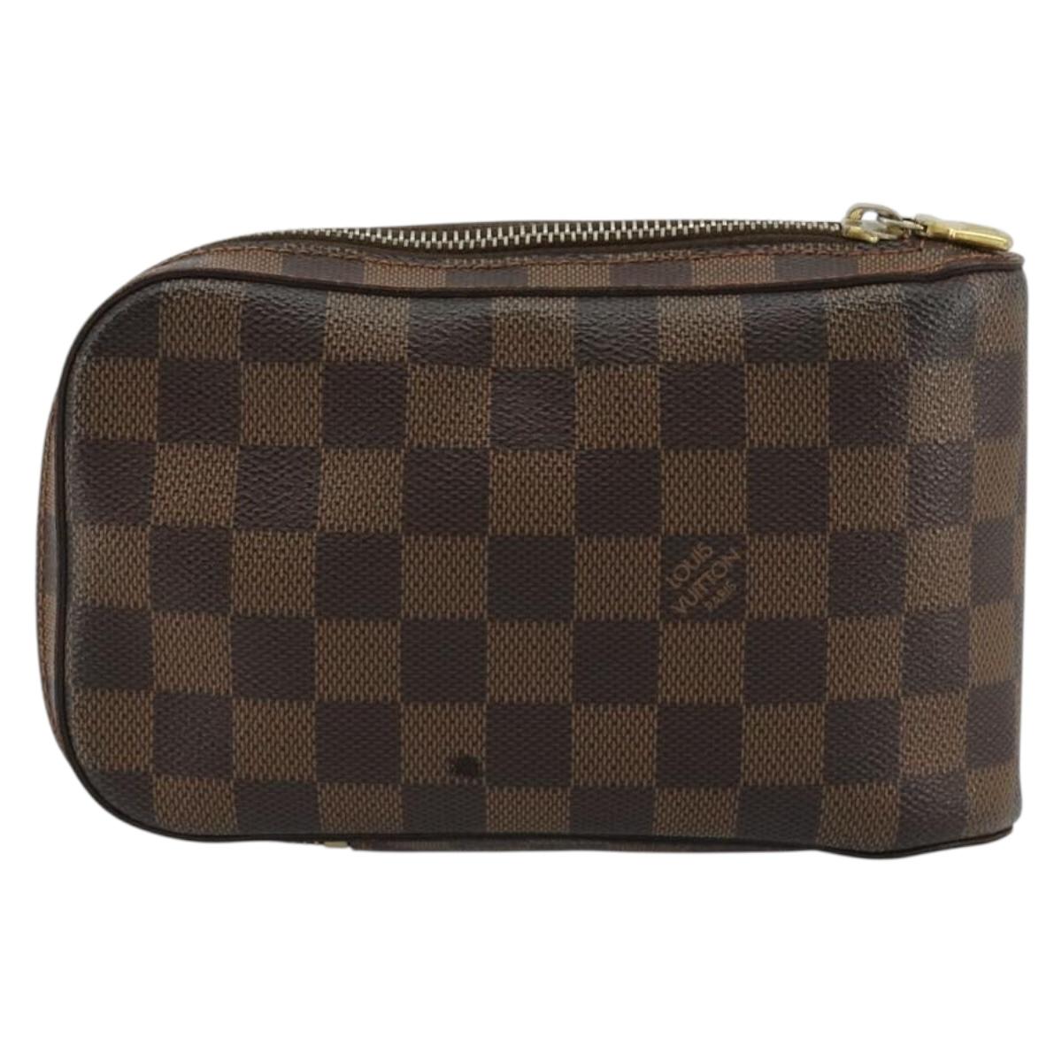 LOUIS VUITTON Damier Ebene Geronimos Shoulder Bag N51994 LV Auth 171270
