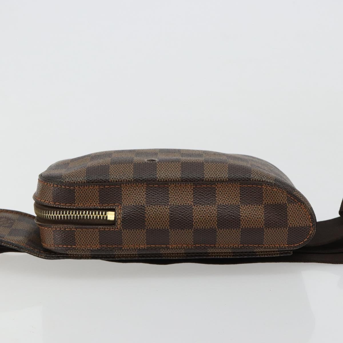 LOUIS VUITTON Damier Ebene Geronimos Shoulder Bag N51994 LV Auth 171270