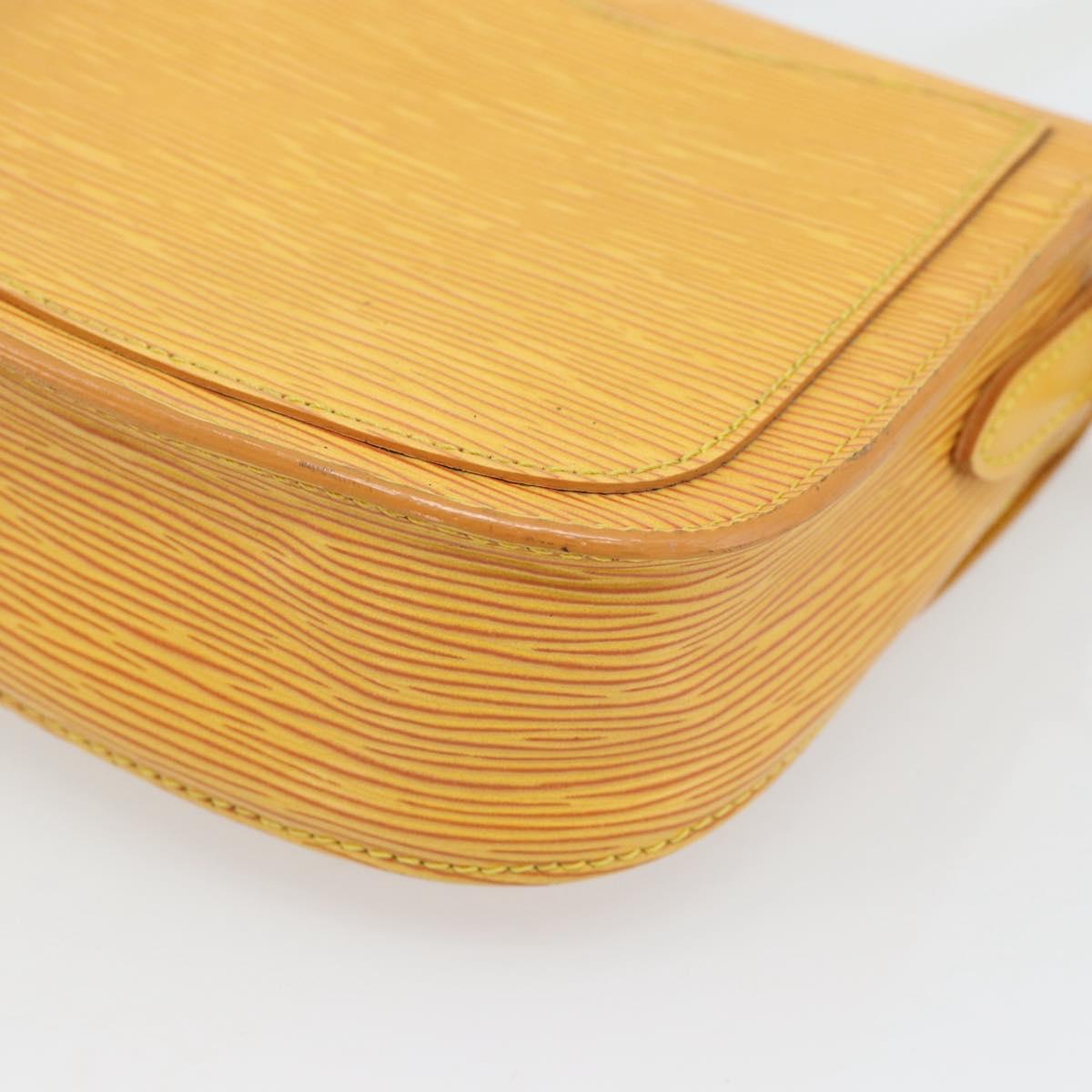 LOUIS VUITTON Epi Saint Cloud PM Shoulder Bag Yellow M52219 LV Auth 171271A