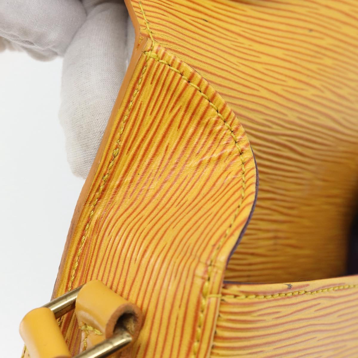 LOUIS VUITTON Epi Saint Cloud PM Shoulder Bag Yellow M52219 LV Auth 171271A