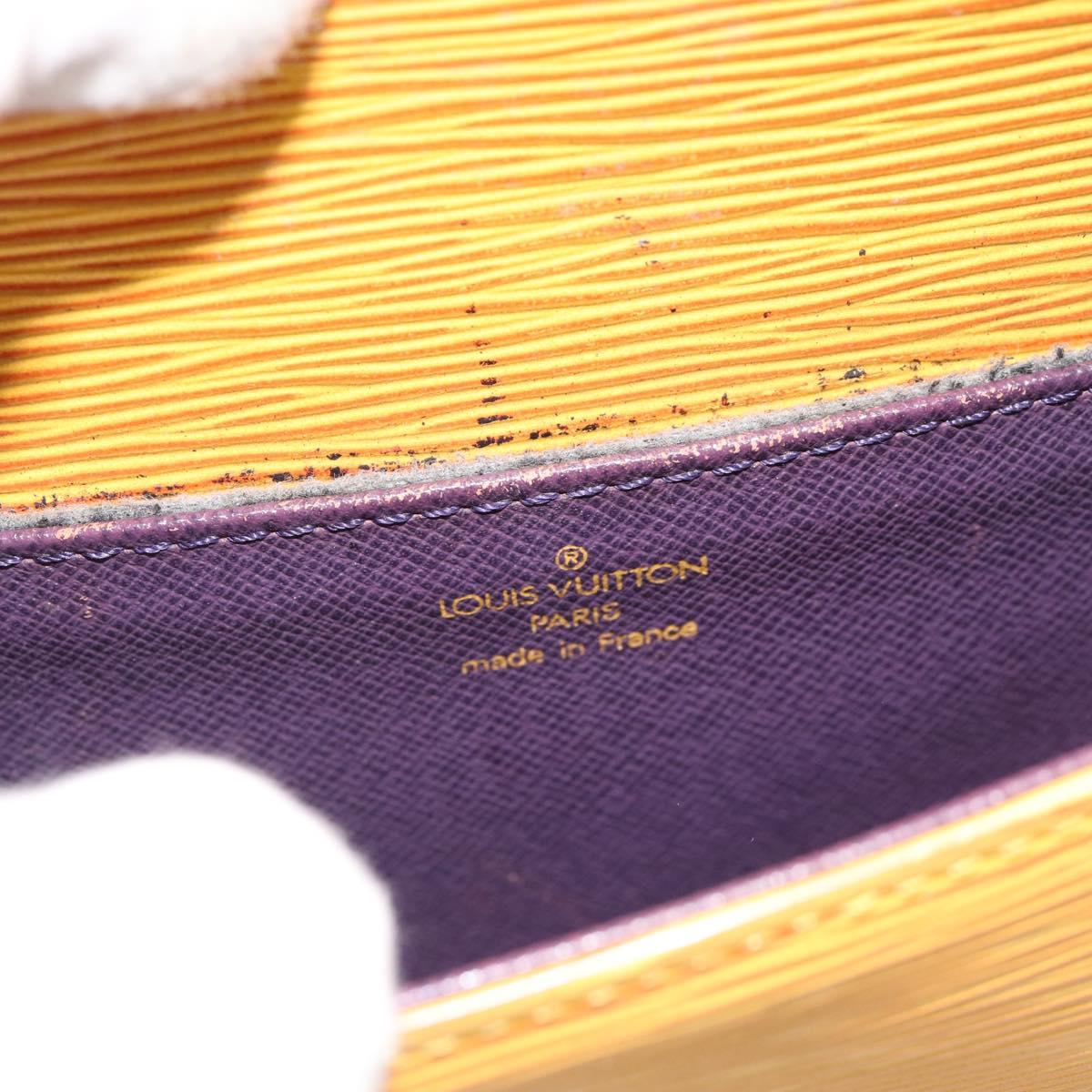 LOUIS VUITTON Epi Saint Cloud PM Shoulder Bag Yellow M52219 LV Auth 171271A