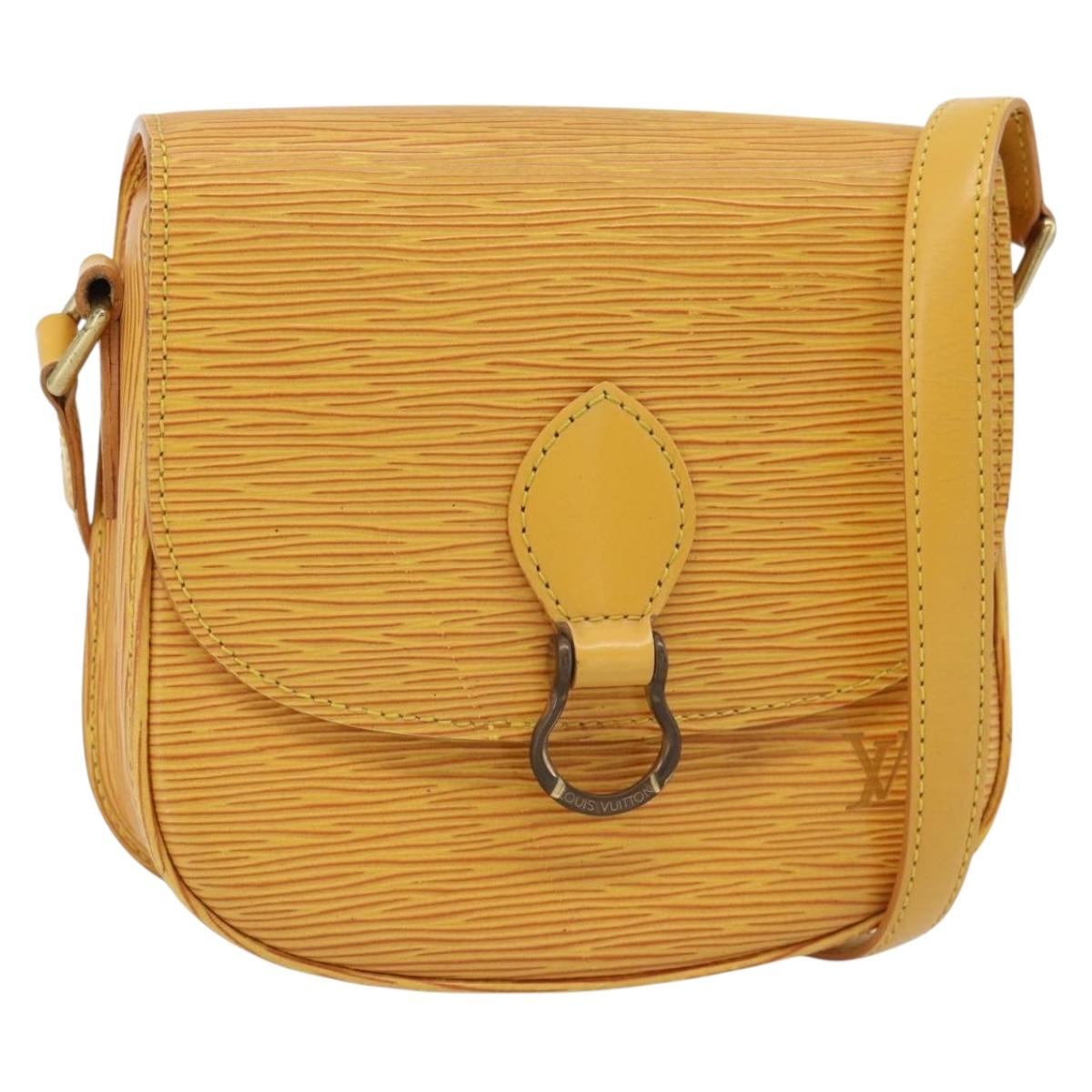 LOUIS VUITTON Epi Saint Cloud PM Shoulder Bag Yellow M52219 LV Auth 171271A