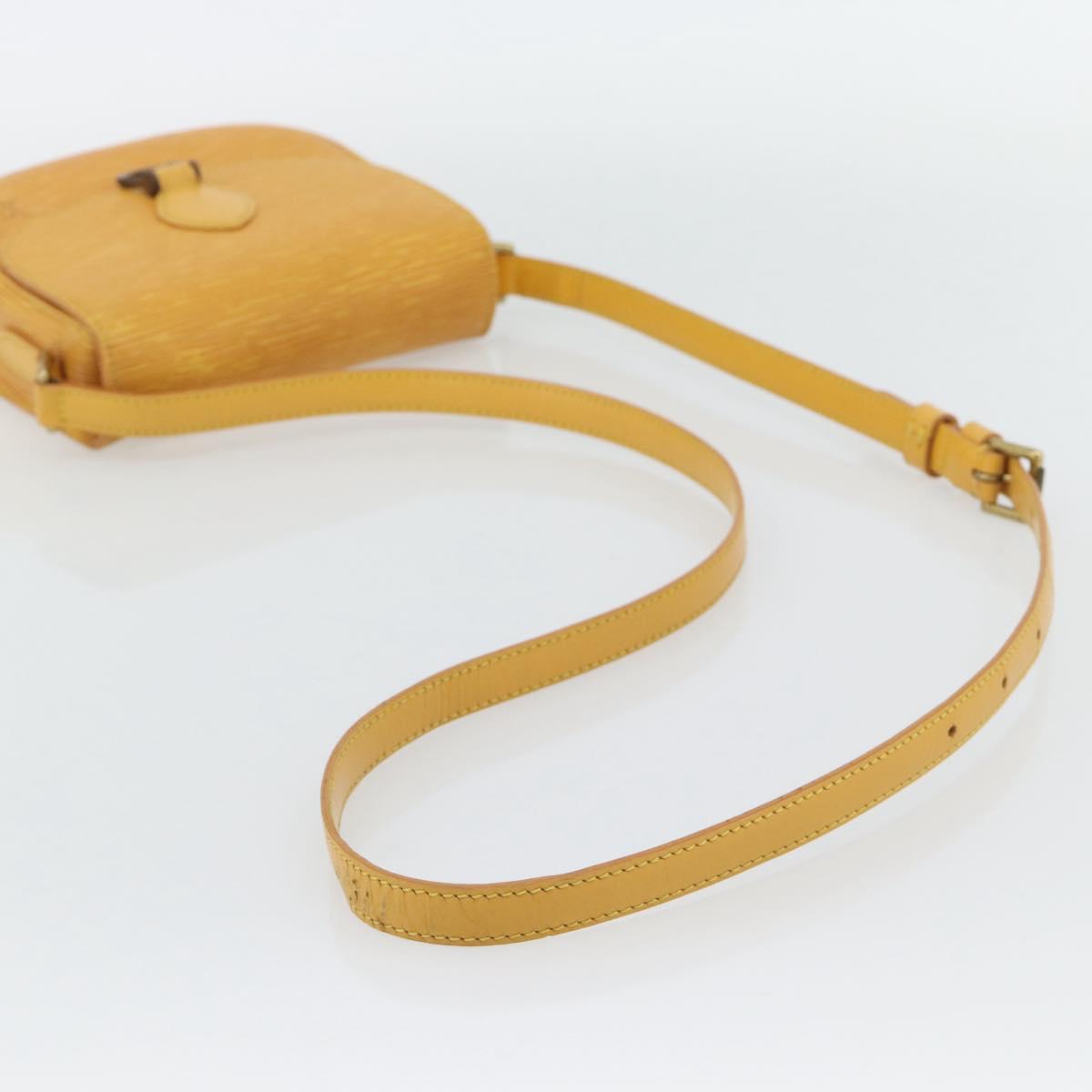 LOUIS VUITTON Epi Saint Cloud PM Shoulder Bag Yellow M52219 LV Auth 171271A