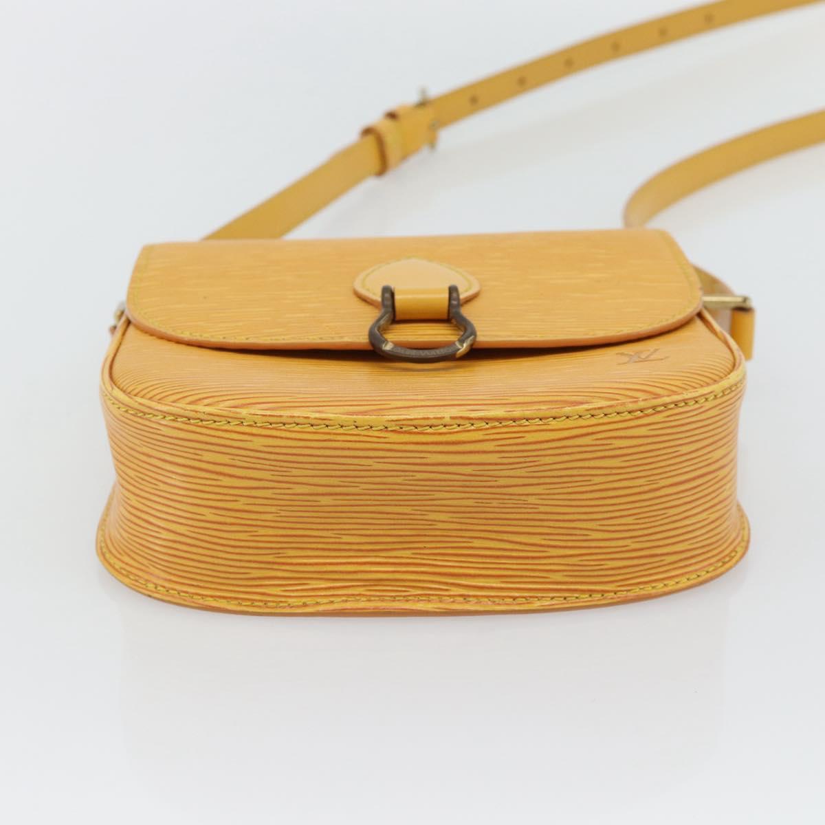LOUIS VUITTON Epi Saint Cloud PM Shoulder Bag Yellow M52219 LV Auth 171271A