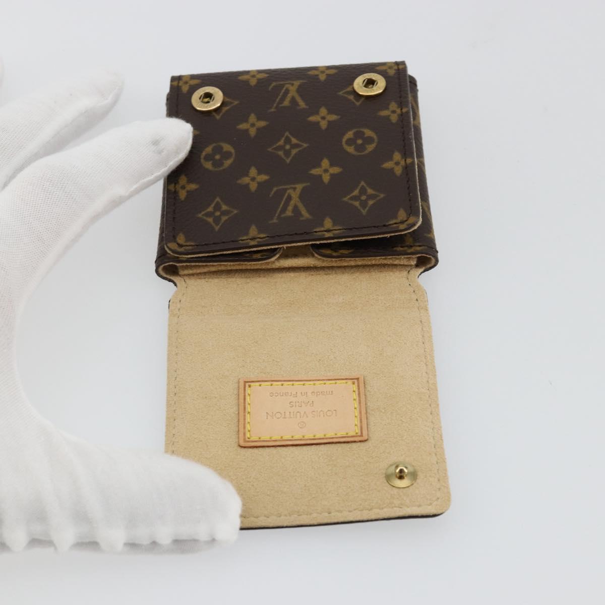 LOUIS VUITTON Monogram Jewelry case Jewelry Box LV Auth 171286