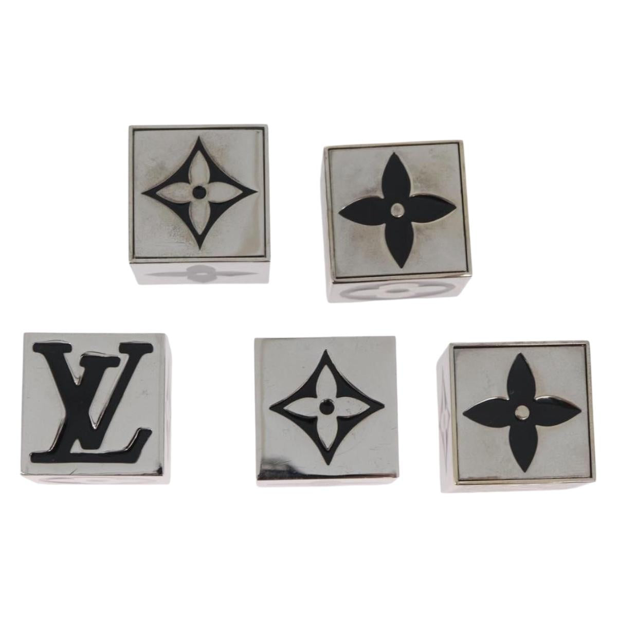 LOUIS VUITTON LV Cube Game metal Silver M99454 LV Auth 171297V