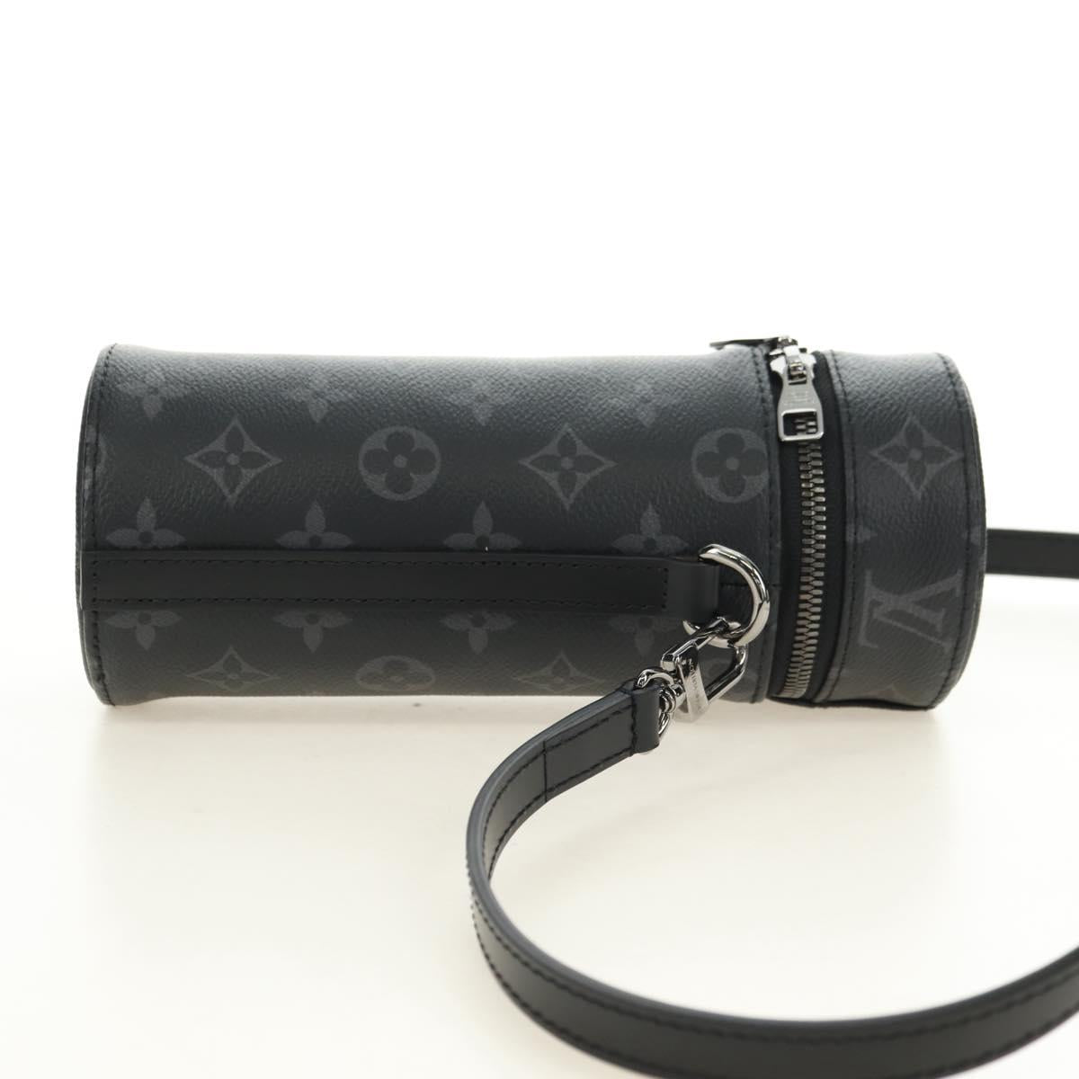 LOUIS VUITTON Monogram Eclipse Bottle Holder Porte Boutille GI0398 Auth 171298V