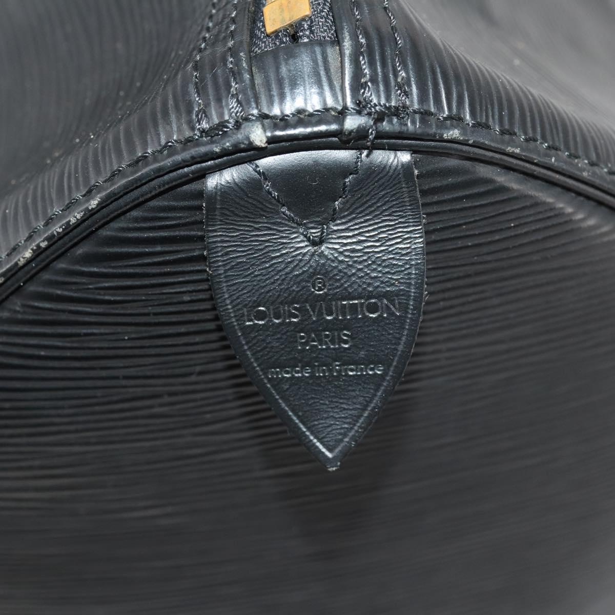 LOUIS VUITTON Epi Speedy 40 Hand Bag Black M42982 LV Auth 171322