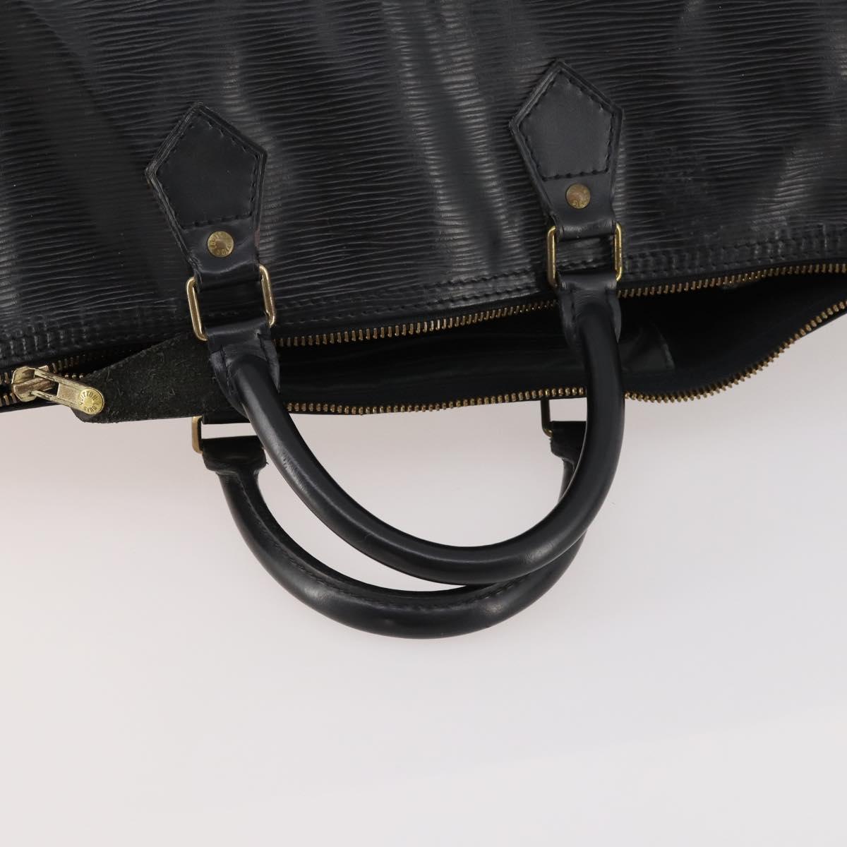 LOUIS VUITTON Epi Speedy 40 Hand Bag Black M42982 LV Auth 171322