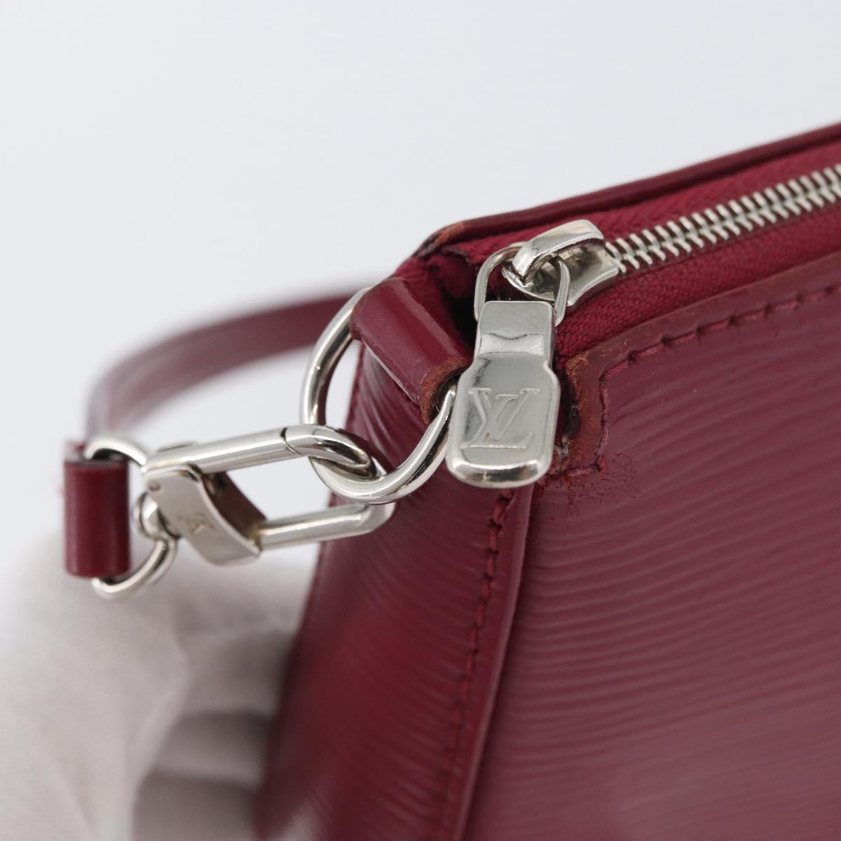 LOUIS VUITTON Epi Pochette Accessoires Pouch Fuchsia M40777 LV Auth 171324A