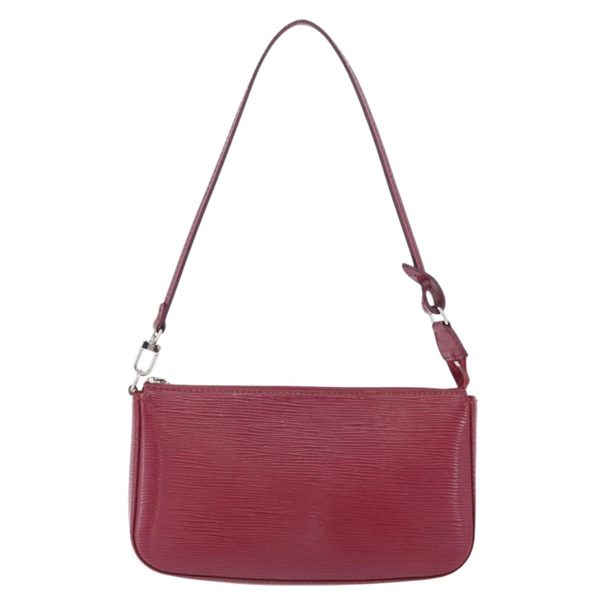 LOUIS VUITTON Epi Pochette Accessoires Pouch Fuchsia M40777 LV Auth 171324A