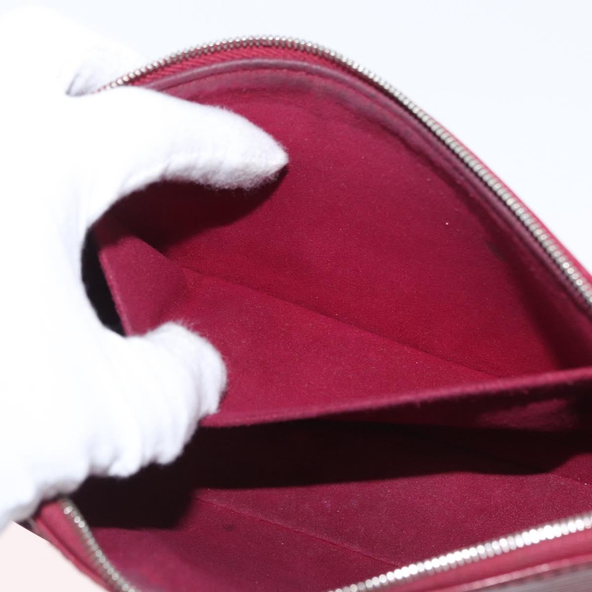 LOUIS VUITTON Epi Pochette Accessoires Pouch Fuchsia M40777 LV Auth 171324A