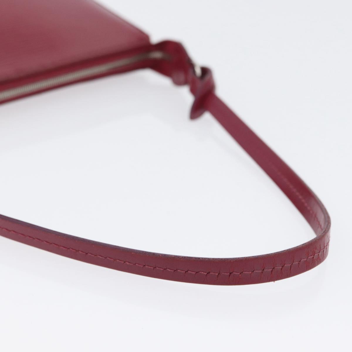LOUIS VUITTON Epi Pochette Accessoires Pouch Fuchsia M40777 LV Auth 171324A