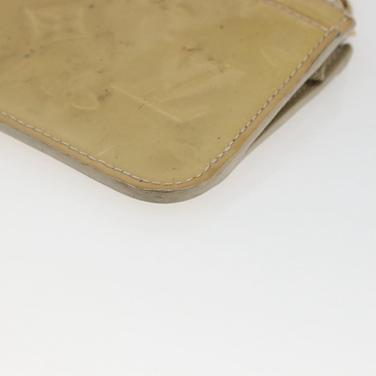 LOUIS VUITTON Vernis Pochette Cles NM Coin Purse Broncorail M91463 Auth 171328