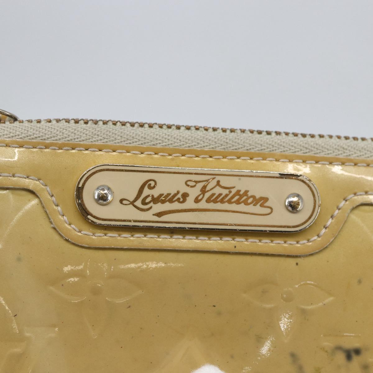 LOUIS VUITTON Vernis Pochette Cles NM Coin Purse Broncorail M91463 Auth 171328