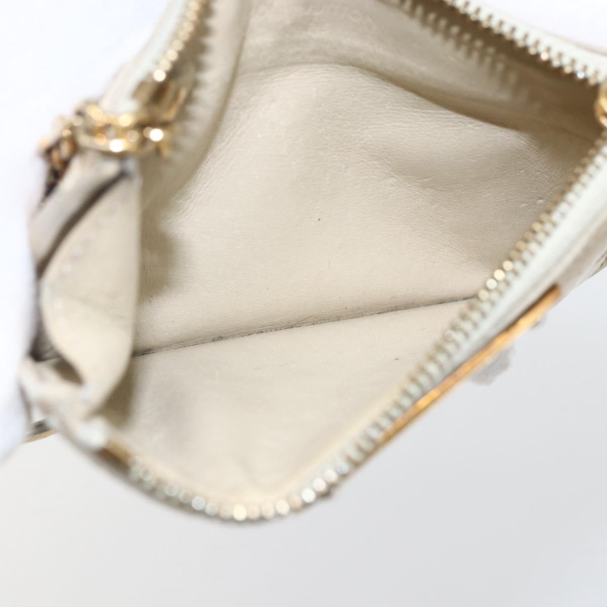 LOUIS VUITTON Vernis Pochette Cles NM Coin Purse Broncorail M91463 Auth 171328