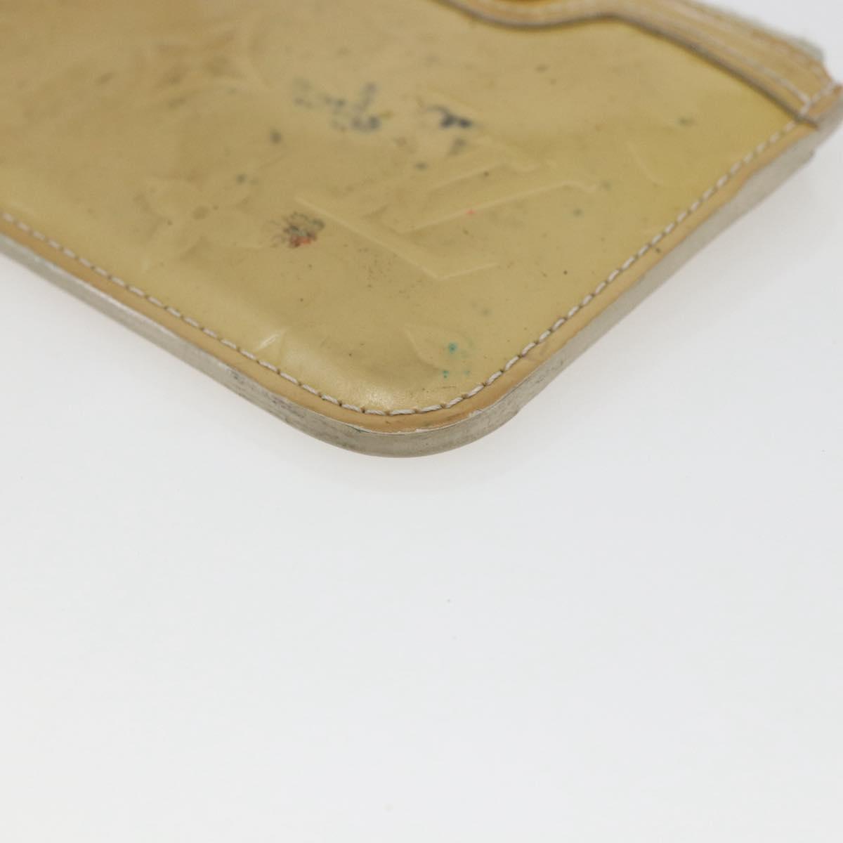 LOUIS VUITTON Vernis Pochette Cles NM Coin Purse Broncorail M91463 Auth 171328