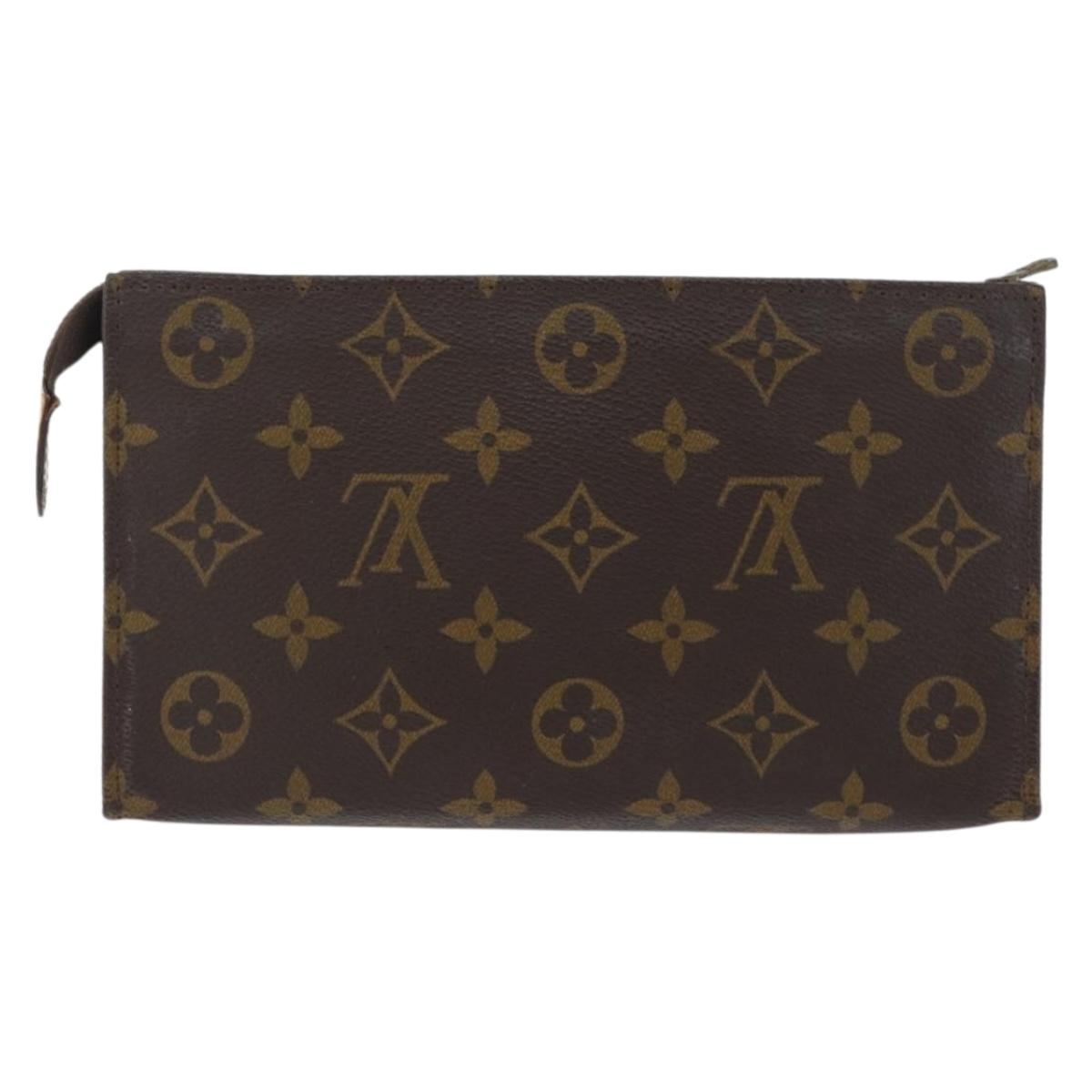 LOUIS VUITTON Monogram Pochette compact tool Pouch M51970 LV Auth 171330