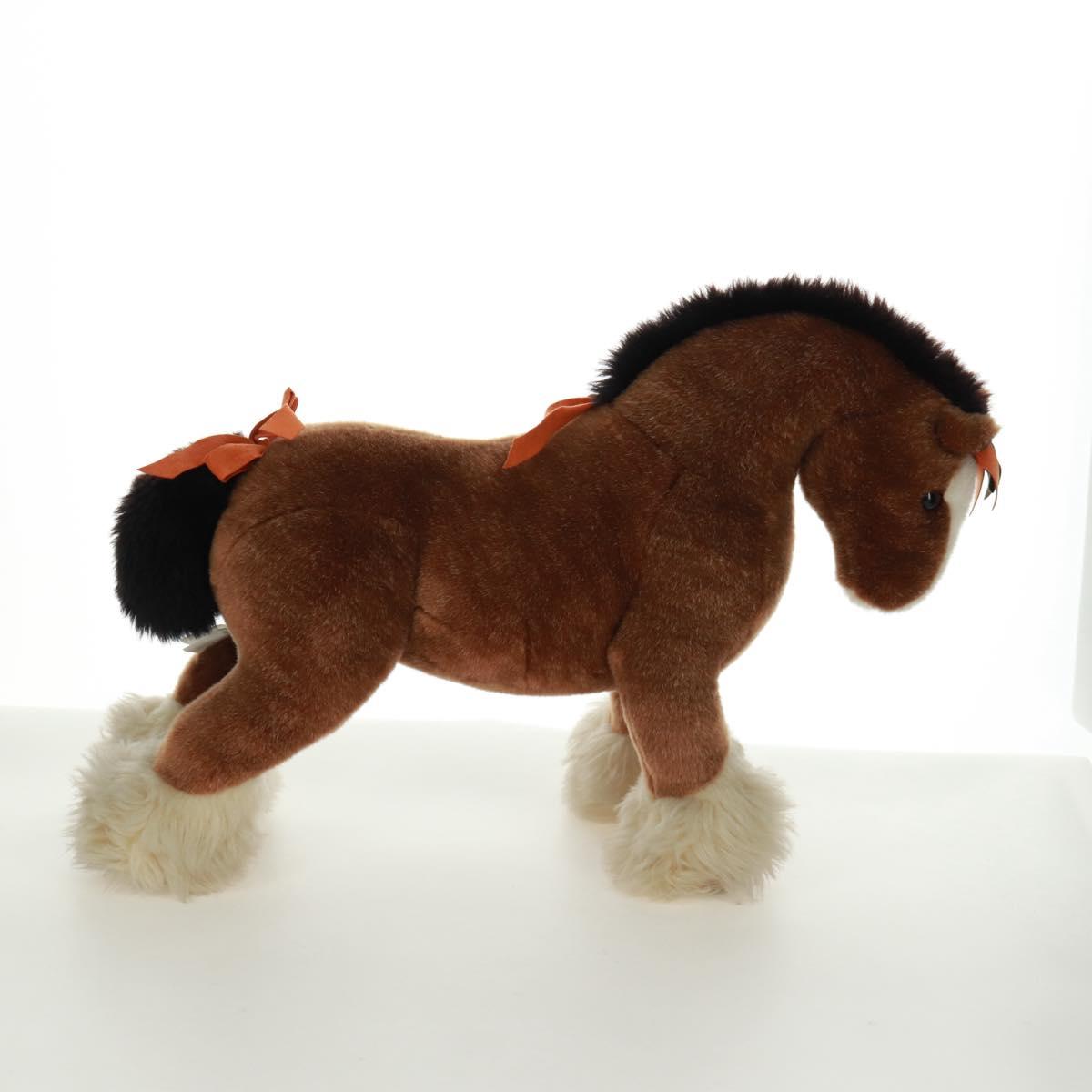HERMES Horse Elmy PM Stuffed Polyester Brown Auth 171339M