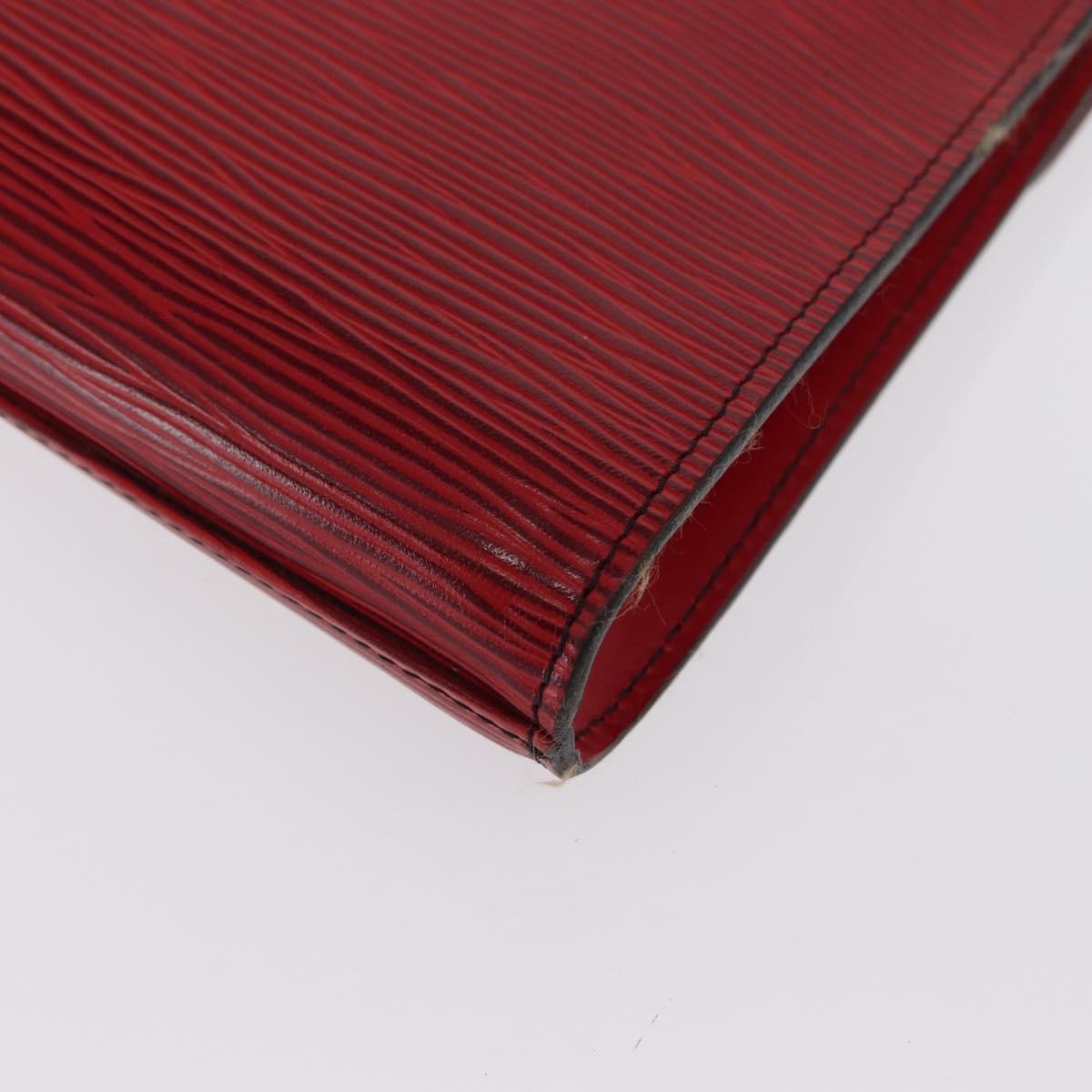 LOUIS VUITTON Epi Art Deco Clutch Bag Red M52637 LV Auth 171351