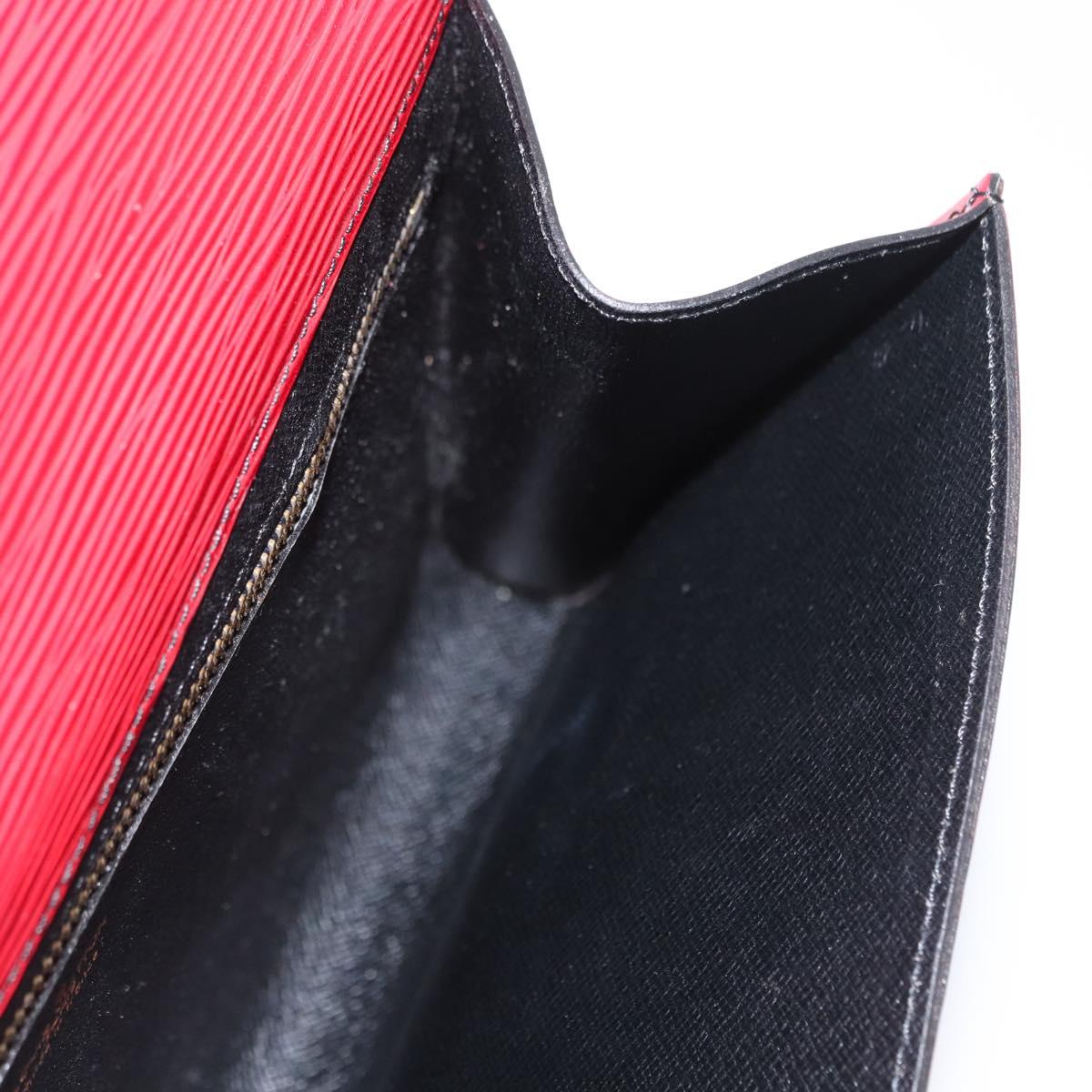 LOUIS VUITTON Epi Art Deco Clutch Bag Red M52637 LV Auth 171351