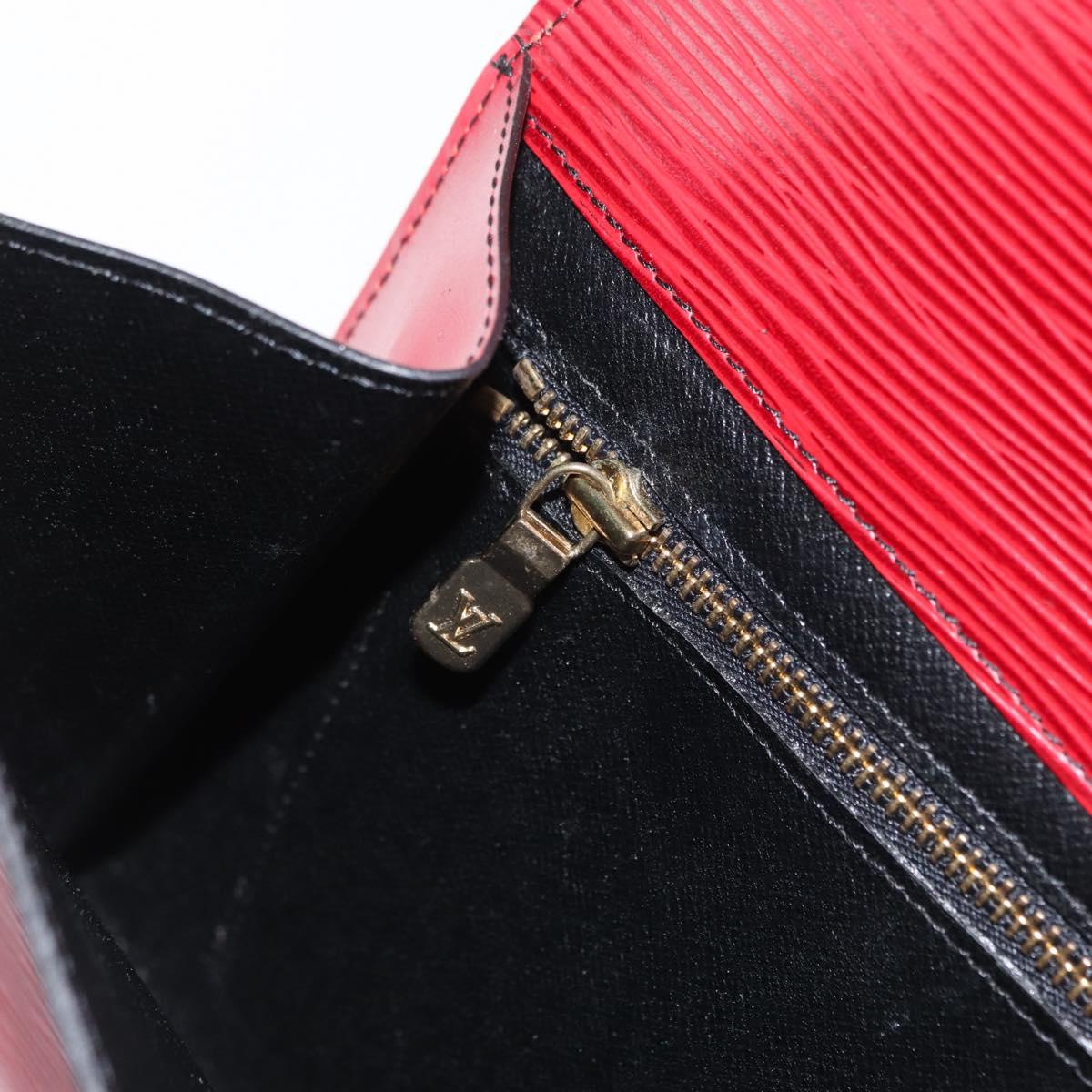 LOUIS VUITTON Epi Art Deco Clutch Bag Red M52637 LV Auth 171351