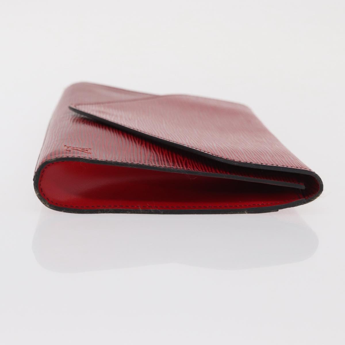LOUIS VUITTON Epi Art Deco Clutch Bag Red M52637 LV Auth 171351