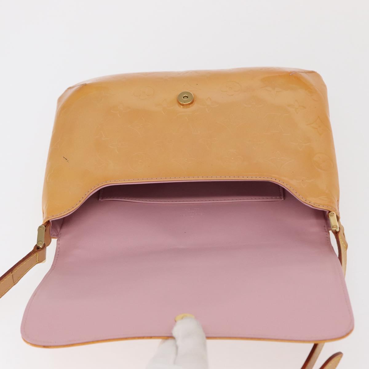 LOUIS VUITTON Vernis Thompson Street Bag Marshmallow Pink M91070 Auth 171357